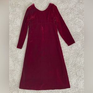 Mario Casero Red Velvet Dress, sz 6P